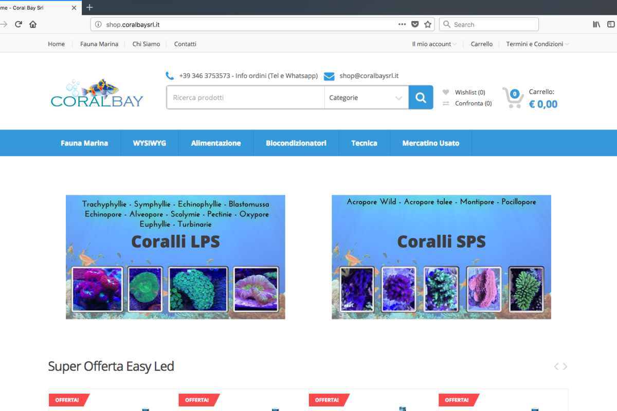 Coral Bay Shop Online